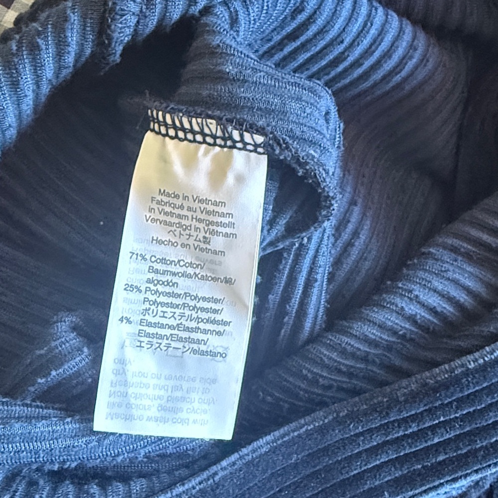Madewell Texture & Thread Blue Corduroy Jumpsuit - Picture 7 of 8